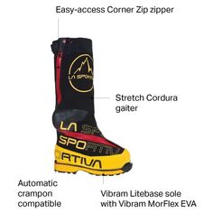 Альпинистские ботинки Olympus Mons Cube S мужские La Sportiva, желтый/черный