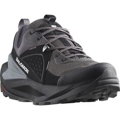 Походные кроссовки Elixir Gore-Tex мужские Salomon, цвет Black/Magnet/Quiet Shade