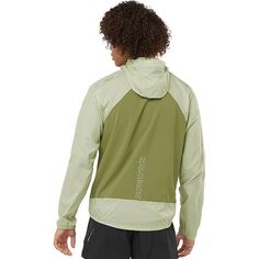 Толстовка Bonatti Cross Wind FZ мужская Salomon, цвет Desert Sage/Deep Lichen Green