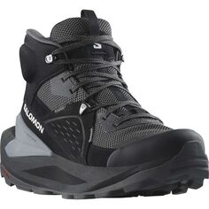 Походные ботинки Elixir Mid Gore-Tex мужские Salomon, цвет Black/Magnet/Quiet Shade