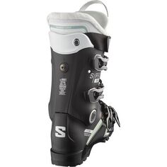 Лыжные ботинки S/Pro MV 80 CS GW — 2024 женские Salomon, цвет Black/White Moss/Silver Metallic