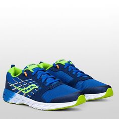 Кроссовки Wind 2.0 — детские Saucony, цвет Blue/Green