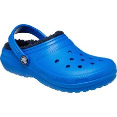 Классические сабо на подкладке – для малышей Crocs, цвет Blue Bolt