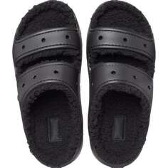 Классические уютные сандалии Crocs, черный