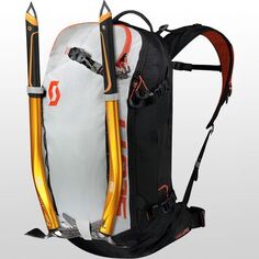 Рюкзак Backcountry Patrol AP 30L с подушкой безопасности + комплект E1 Alpride Scott, цвет Black/Tangerine Orange