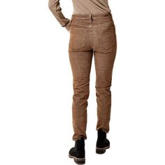 Вельветовые брюки скинни Skyler женские Carve Designs, темно-коричневый