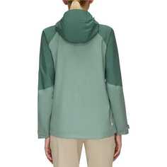 Куртка с капюшоном Convey Tour HS женская Mammut, цвет Jade/Dark Jade Mammut®