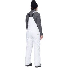 Утепленные брюки-комбинезон Black Magic - женские 686, цвет White Geo Jacquard Muscle Pharm