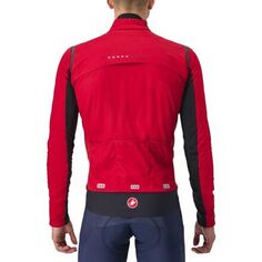 Куртка Alpha Doppio RoS мужская Castelli, цвет Pompeian Red/Black Reflex/Black
