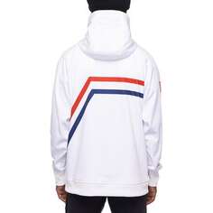 Пуловер с капюшоном из флиса мужской 686, цвет Nasa White Muscle Pharm