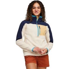 Флисовая куртка Abrazo с молнией до половины - женская Cotopaxi, цвет Maritime &amp; Cream