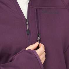 Пуловер Olden Polartec с молнией 1/2 женский Marmot, цвет Purple Fig