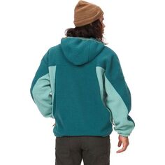 Флисовая куртка с капюшоном Super Aros мужская Marmot, цвет Dark Jungle/Blue Agave/Hazel
