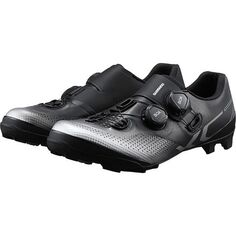 Широкие велосипедные туфли XC702 мужские Shimano, черный