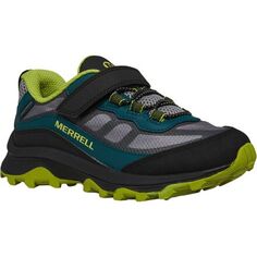 Водонепроницаемые кроссовки Moab Speed ​​Low A/C — детские Merrell, цвет Deep Green/Black