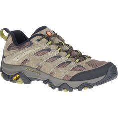 Широкие походные кроссовки Moab 3 мужские Merrell, цвет Walnut/Moss