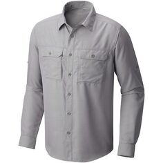 Рубашка с длинными рукавами Canyon мужская Mountain Hardwear, цвет Manta Grey