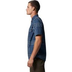 Рубашка с короткими рукавами Big Cottonwood – мужская Mountain Hardwear, цвет Zinc Bandana Grid