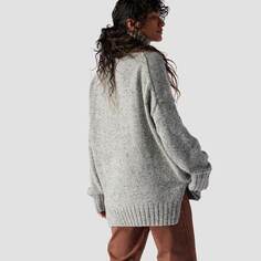Свободный свитер с высоким воротником женский Stoic, цвет Grey Heather