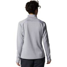 Пуловер с молнией 1/4 Polartec Power Stretch Pro — женский Mountain Hardwear, серый