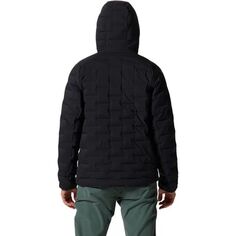 Куртка StretchDown с капюшоном мужская Mountain Hardwear, черный