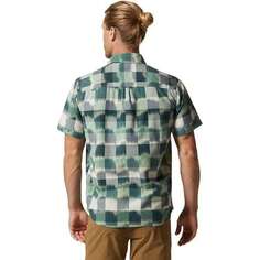 Рубашка с короткими рукавами Grove Hide Out мужская Mountain Hardwear, цвет Black Spruce IKAT 3 YD Plaid