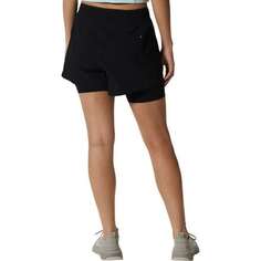 Короткие шорты Sunshadow 2-в-1 женские Mountain Hardwear, черный