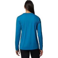 Рубашка с длинными рукавами Wicked Tech женская Mountain Hardwear, цвет Vinson Blue