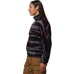 Флисовый пуловер HiCamp — женский Mountain Hardwear, цвет Cocoa Red Landscape Print