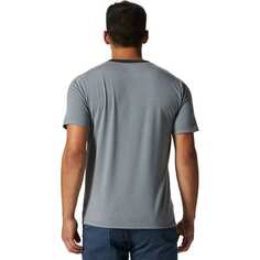 Рубашка с короткими рукавами Wander Pass мужская Mountain Hardwear, цвет Foil Grey EOE Heather
