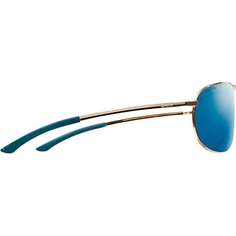Поляризованные солнцезащитные очки Serpico 2 ChromaPop Smith, цвет Gold/Polarized Blue Mirror
