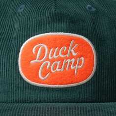 Вельветовая кепка Duck Camp, цвет Duck Camp Oval/Cyan
