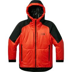 Куртка с капюшоном Compressor Alpine мужская Mountain Hardwear, цвет State Orange/Black
