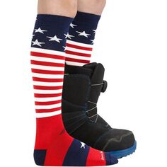 Легкие носки Captain Stripes Jr OTC – для мальчиков Darn Tough, цвет Stars And Stripes