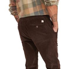 Вельветовые брюки Saturday мужские Marine Layer, коричневый