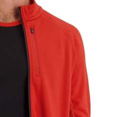 Флисовая куртка Approach Merino Gridlock мужская Mons Royale, цвет Retro Red