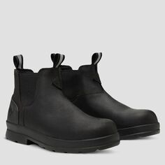 Кожаные широкие ботинки Chore Farm Chelsea CT мужские Muck Boots, цвет Black Coffee