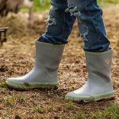 Ботинки средней длины Forager - женские Muck Boots, цвет Light Gray/Resida Green