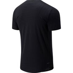 Рубашка Q Speed ​​с короткими рукавами мужская New Balance, черный