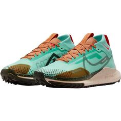 Беговые кроссовки React Pegasus Trail 4 GORE-TEX женские Nike, цвет Emerald Rise/Sequoia-Amber Brown