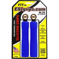 FIT CR Ручка для горного велосипеда ESI Grips, синий