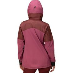 Утепленная куртка на молнии с капюшоном Lyngen Aero80 женская Norrona, цвет Violet Quartz
