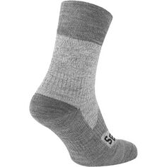 Водонепроницаемые носки из мериноса для ходьбы по щиколотку SealSkinz, цвет Grey/Grey Marl