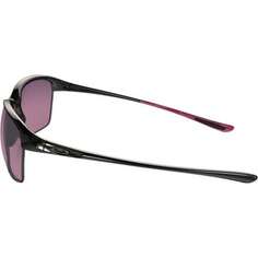 Поляризованные солнцезащитные очки Unstoppable женские Oakley, цвет Polished Black/Smokey O/Rose Gradient Polar