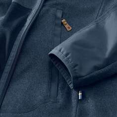 Флисовая куртка с капюшоном Ovik мужская Fjallraven, темно-синий