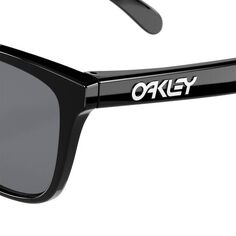 Солнцезащитные очки из лягушачьей кожи Oakley, цвет Polished Black/Grey