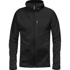 Флисовая куртка Abisko Trail с капюшоном мужская Fjallraven, черный