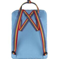 Рюкзак Kanken Rainbow 16 л Fjallraven, цвет Air Blue/Rainbow Pattern