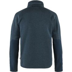 Флисовый свитер на молнии Ovik мужской Fjallraven, темно-синий