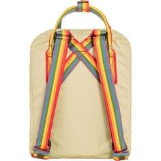 Kanken Rainbow Mini 7L Backpack Fjallraven, цвет Light Oak/Rainbow Pattern